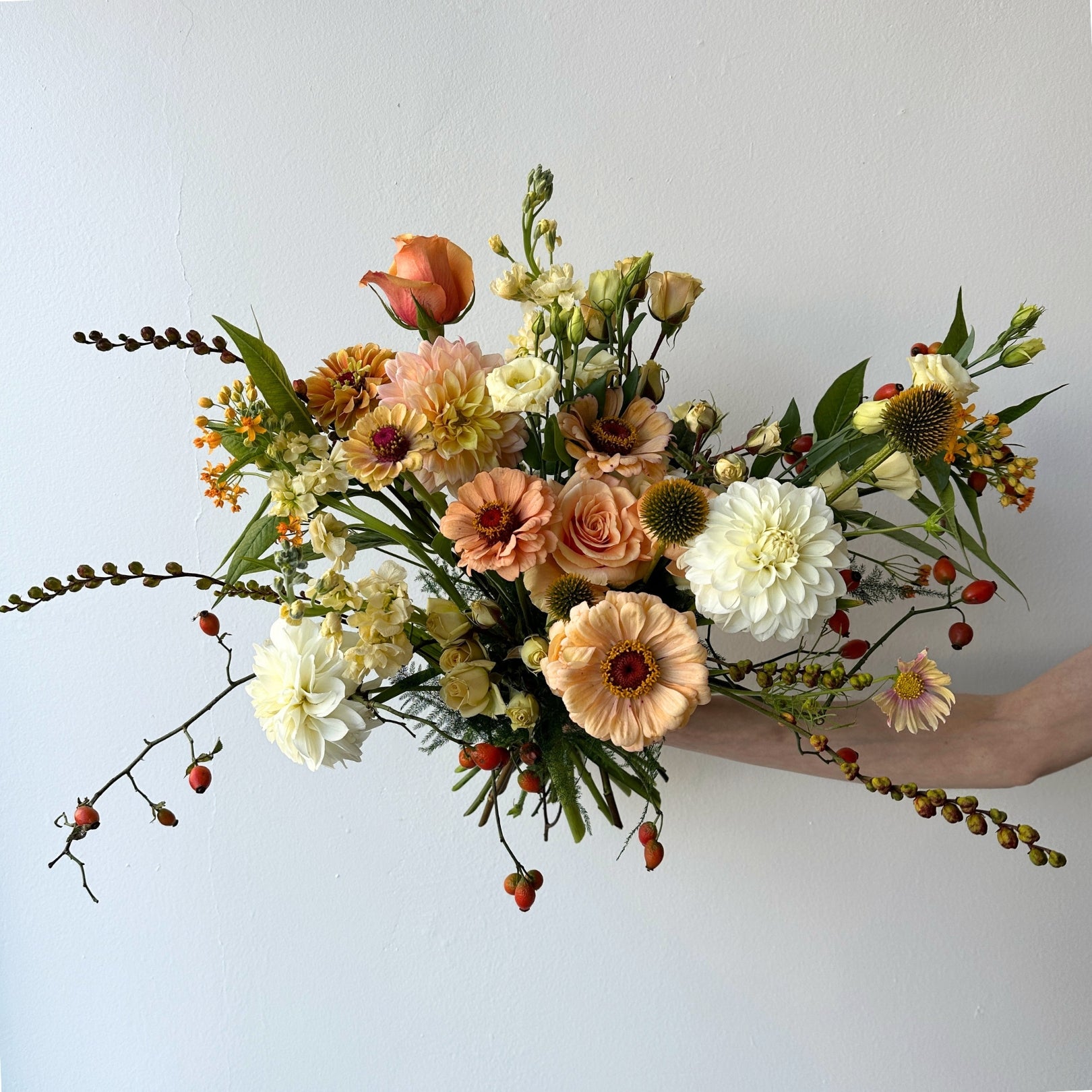 Pretty in Peach Hand-Tied Bouquet