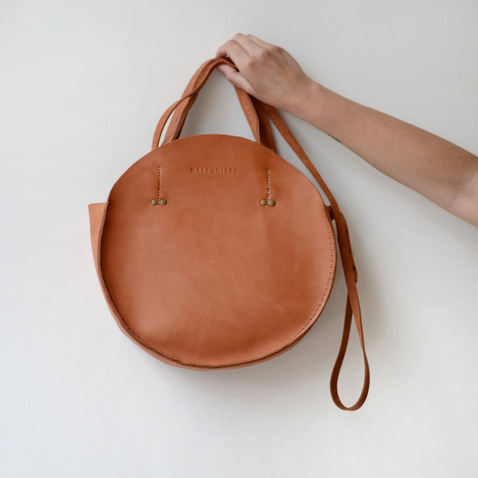 Crossbody Leather Circle Bag - Bloomfields