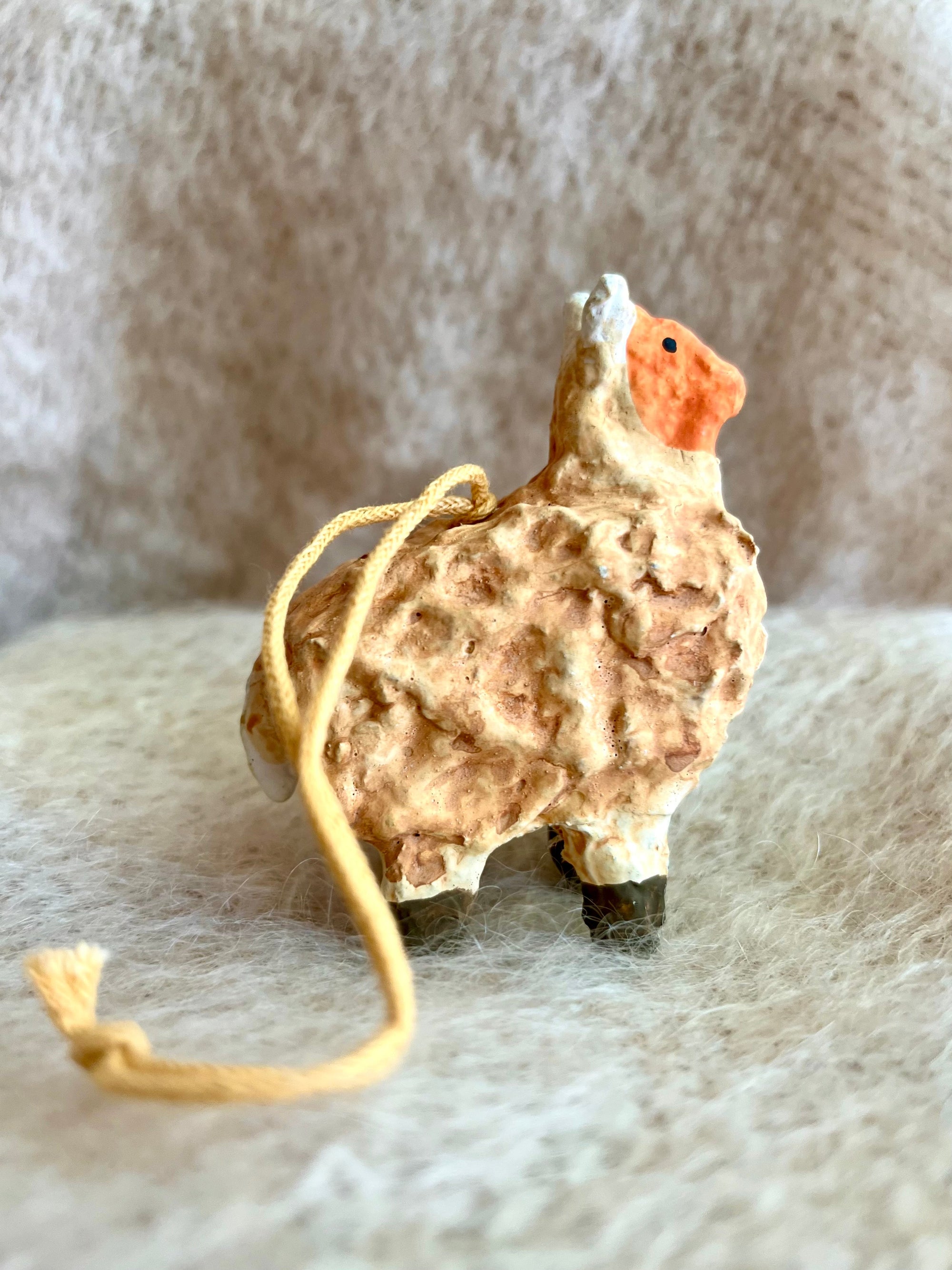 Paper Mache Winter Animal Ornaments - Bloomfields